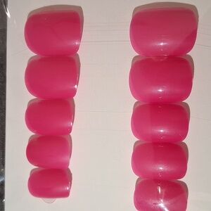 Pink Press On Nails